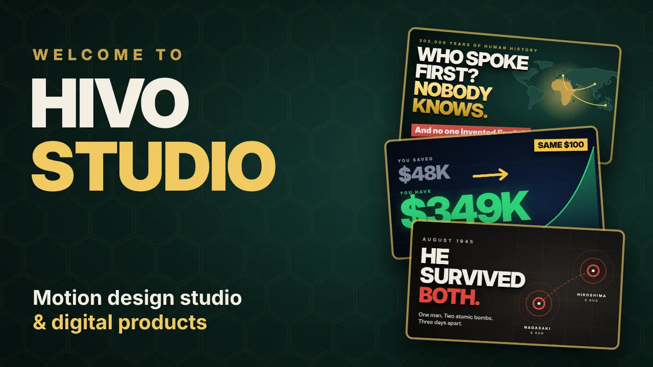 Hivo Studio channel trailer thumbnail